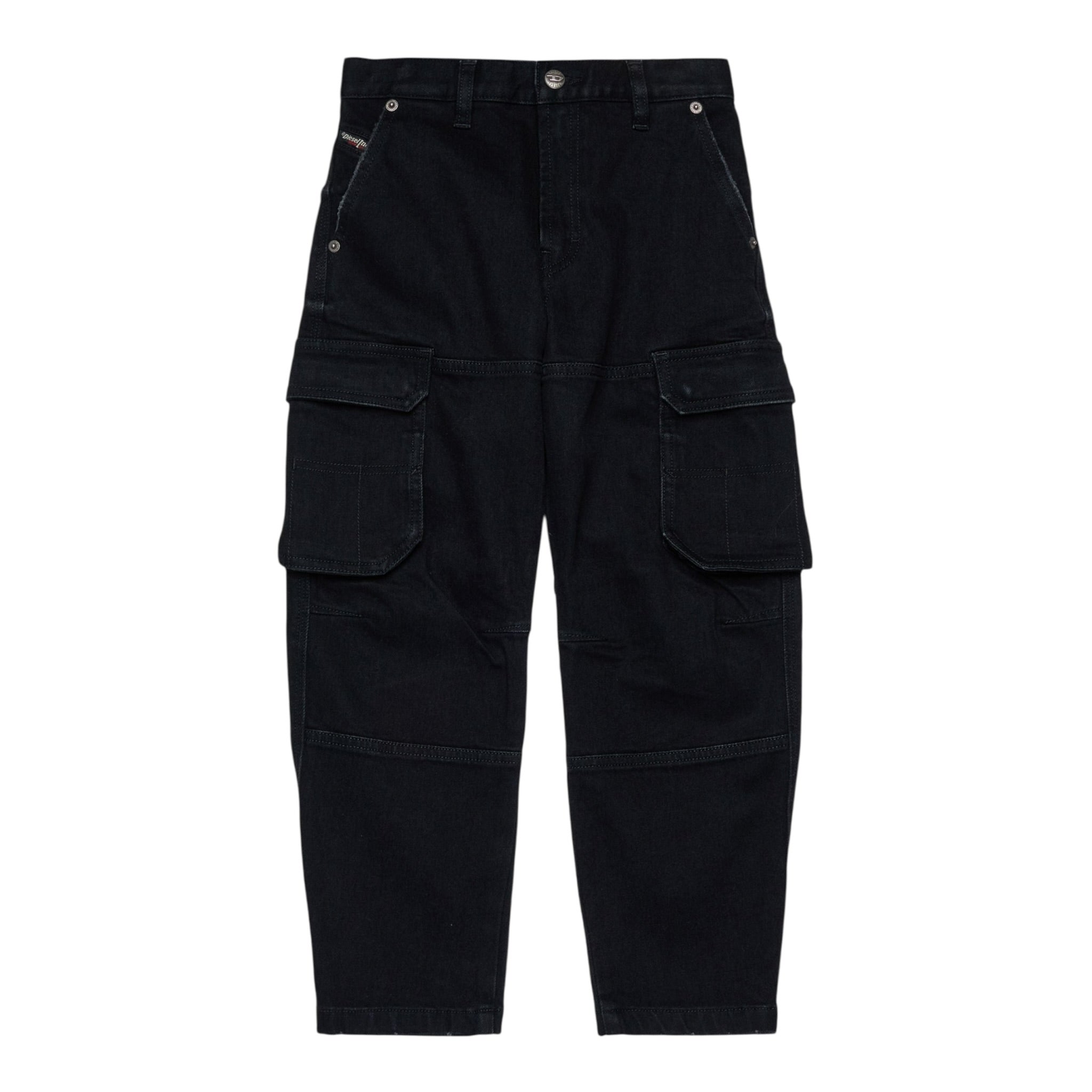 Diesel Jeans Modello Cargo tinta unita Nero per Bambina J02329X NERO DIESEL 