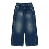 Diesel Jeans tinta unita Modello A Palazzo Blu per Bambina J02349 BLU DIESEL 