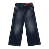 Diesel Jeans tinta unita Modello A Palazzo Blu per Bambina J02349XXX BLU DIESEL 