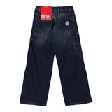 Diesel Jeans tinta unita Modello A Palazzo Blu per Bambina J02349XXX BLU DIESEL 