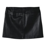Diesel Gonna tinta unita In Ecopelle Nero per Bambina J02367XXX NERO DIESEL 