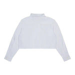 Diesel Camicia Modello Crop tinta unita Bianco per Bambina J02373XX BIANCO DIESEL 