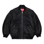 Diesel Giubbino tinta unita con Zip Nero per Bambino J02398 NERO DIESEL 