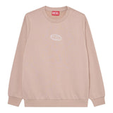 Diesel Felpa Chiusa tinta unita con Logo Rosa per Bambino J02417 ROSA DIESEL 