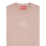Diesel Felpa Chiusa tinta unita con Logo Rosa per Bambino J02417 ROSA DIESEL 