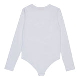 Diesel Body Tinta Uinita con Logo Bianco per Bambina J02433X BIANCO DIESEL 