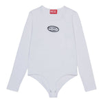Diesel Body Tinta Uinita con Logo Bianco per Bambina J02433X BIANCO DIESEL 