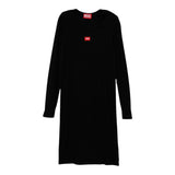 Diesel Abito tinta unita con Logo Nero per Bambina J02454 NERO DIESEL 