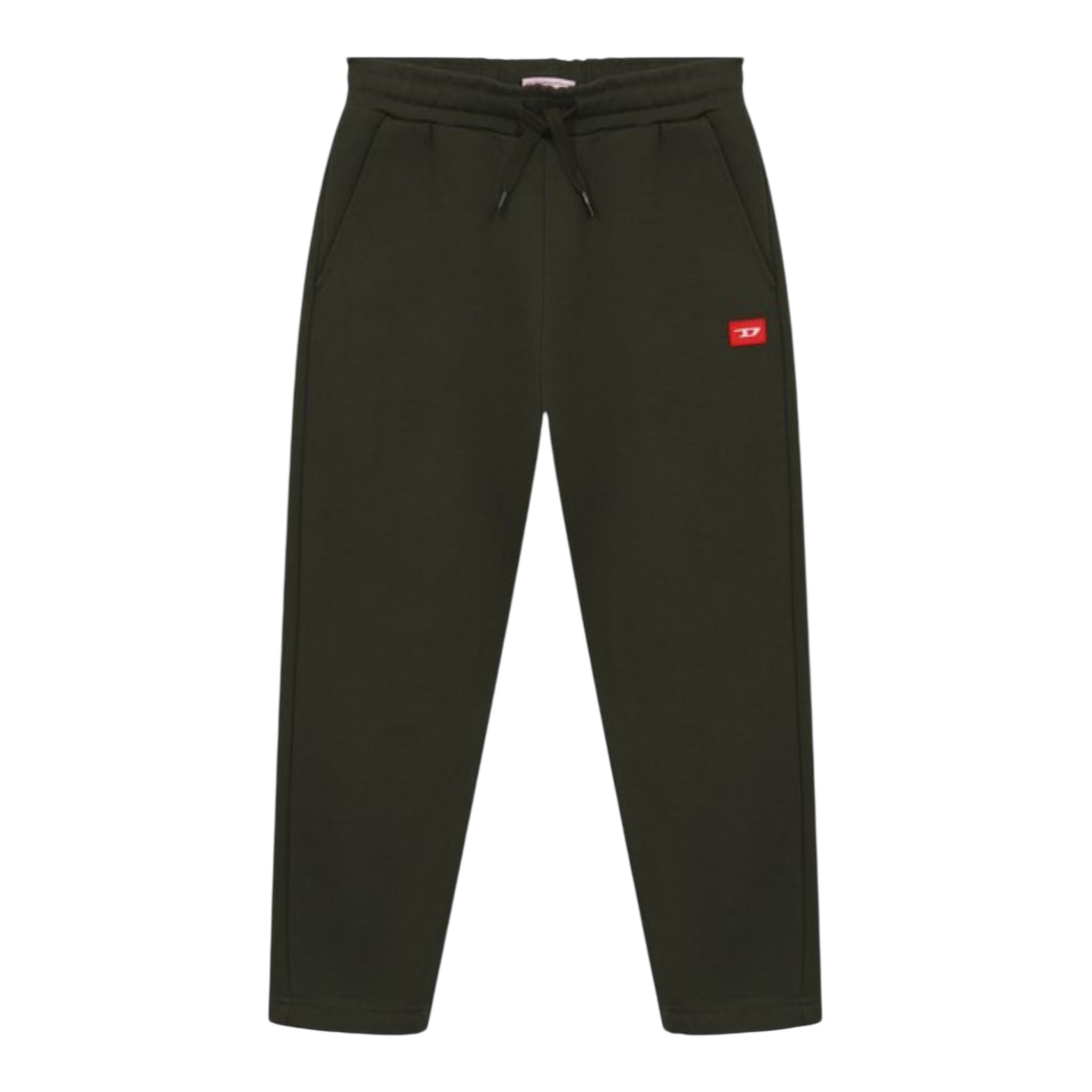 Diesel Pantalone Tuta tinta unita con Logo Verde per Bambino J02461XX VERDE DIESEL 