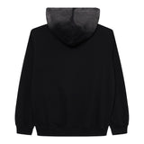 Diesel Felpa tinta unita con Cappuccio Nero per Bambino J02492X NERO DIESEL 