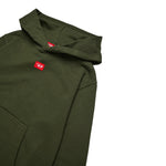 Diesel Felpa Chiusa tinta unita con Cappuccio Verde per Bambino J02502 VERDE DIESEL 