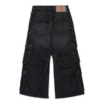 Diesel Jeans tinta unita Modello A Palazzo Nero per Bambina J02514 NERO DIESEL 