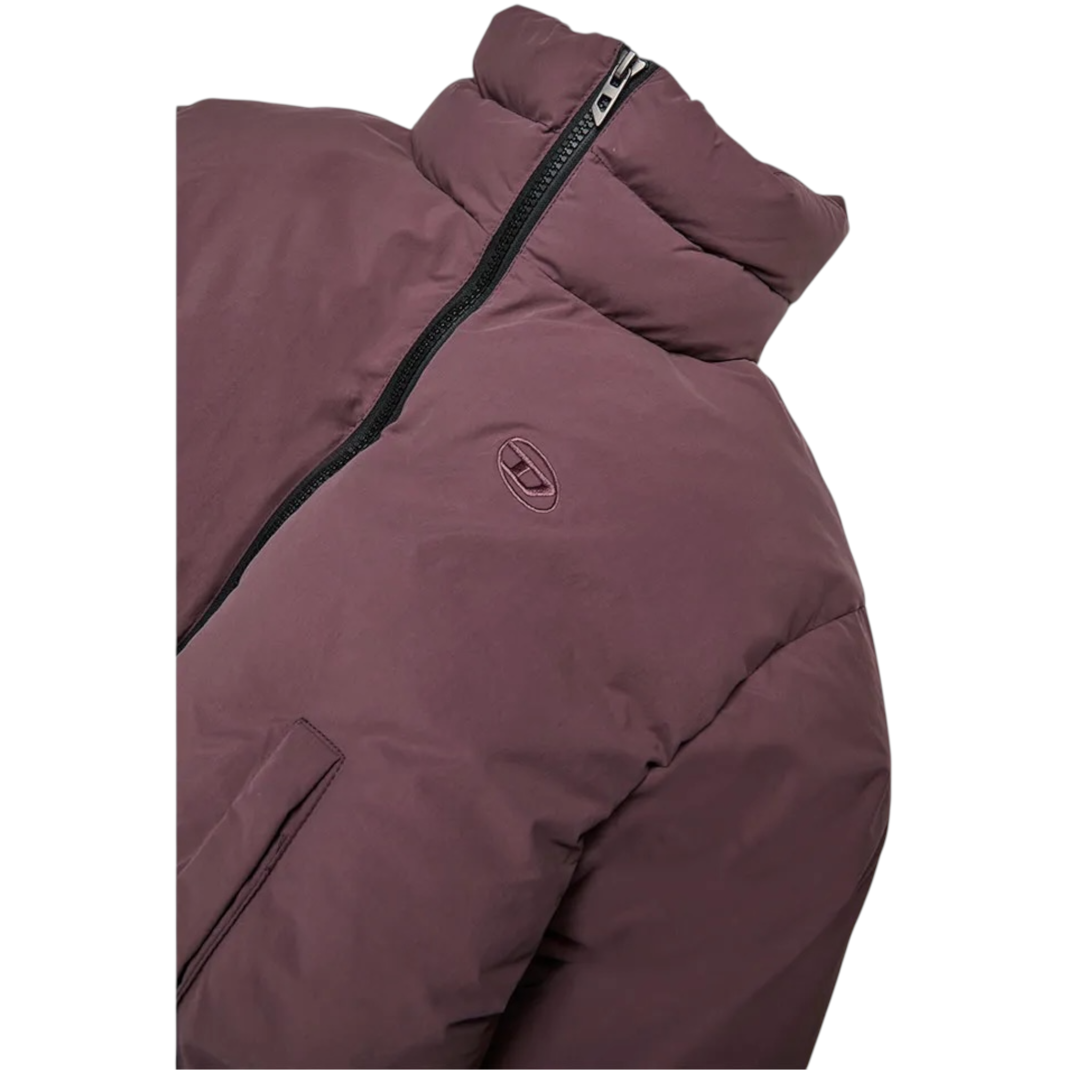 Diesel Giubbino tinta unita con Zip Viola per Bambina J02525XX VIOLA DIESEL 