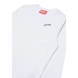 Diesel Shirt tinta unita con Logo Bianco per Bambino J02528 BIANCO DIESEL 