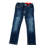 Diesel Jeans tinta unita con Girovita Regolabile Blu per Neonato K00242 BLU DIESEL 
