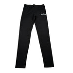 Disclaimer Leggins tinta unita con Logo Nero per Bambina 24IDK58310 NERO DISCLAIMER 