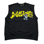 Disclaimer Felpa Smanicata tinta unita con Logo Nero per Bambino 25EDK58433 NERO DISCLAIMER 