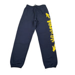 Disclaimer Pantalone Tuta tinta unita con Logo Blu per Bambino 25IDK58601 BLU DISCLAIMER 