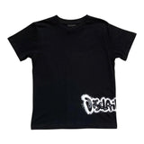 Disclaimer T-Shirt Girocollo tinta unita con Stampe Nero per Bambino 25IDK58615 NERO DISCLAIMER 