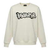 Disclaimer Felpa Chiusa Girocollo tinta unita con Logo Panna per Bambino 25IDK58617XX PANNA DISCLAIMER 