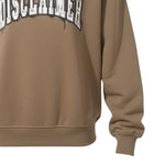 Disclaimer Felpa Chiusa con Cappuccio tinta unita con Logo Beige per Bambino 25IDK58626XX BEIGE DISCLAIMER 