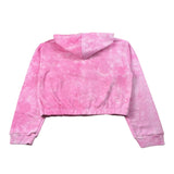 Disclaimer Felpa con Zip E Cappuccio tinta unita Rosa per Bambina 25IDK58733 ROSA DISCLAIMER 