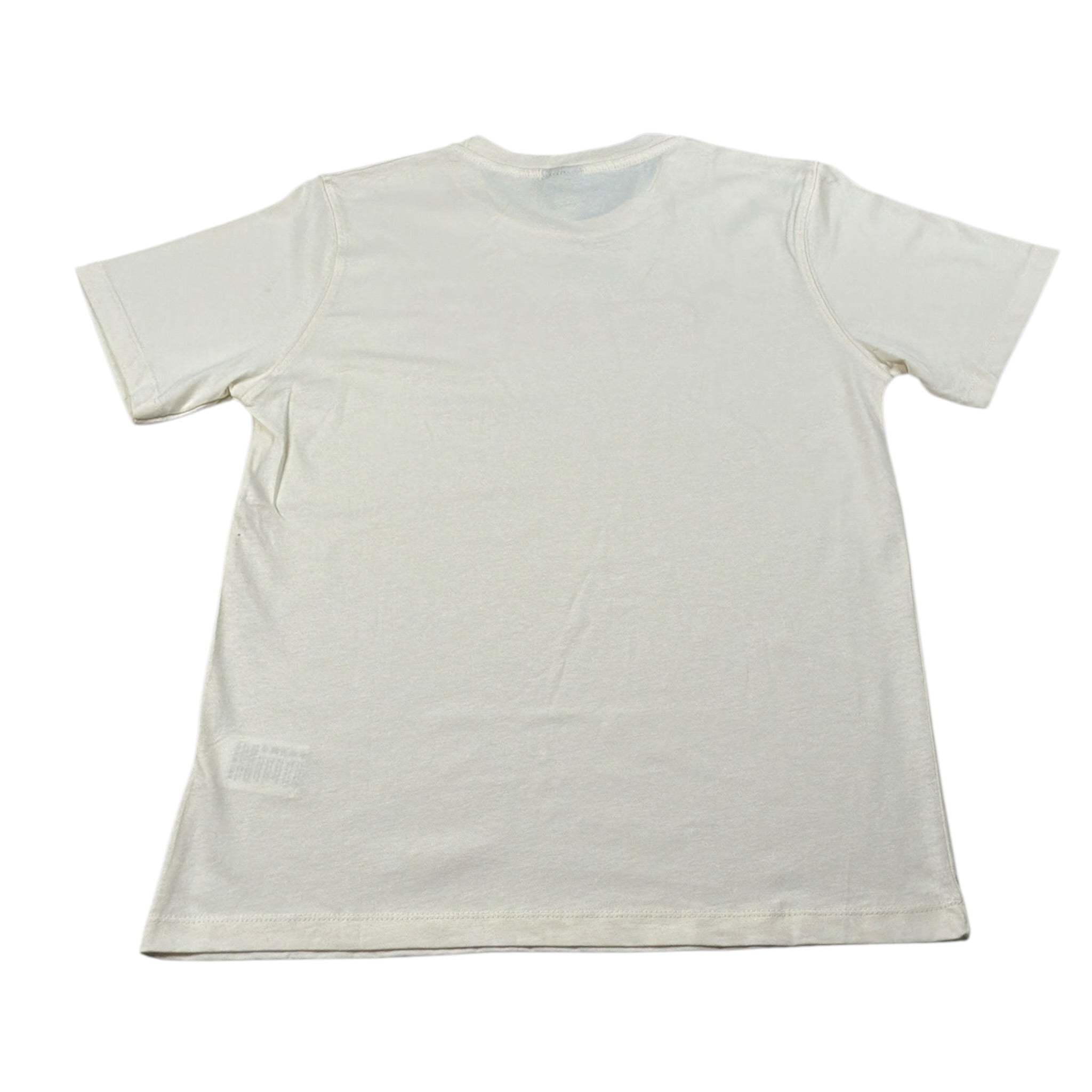 Disclaimer T-Shirt Girocollo tinta unita con Logo Panna per Bambina 25IDK58735 PANNA DISCLAIMER 