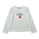 Dixie Shirt tinta unita con Stampa Bianco per Bambina ML51030G79 BIANCO DIXIE 