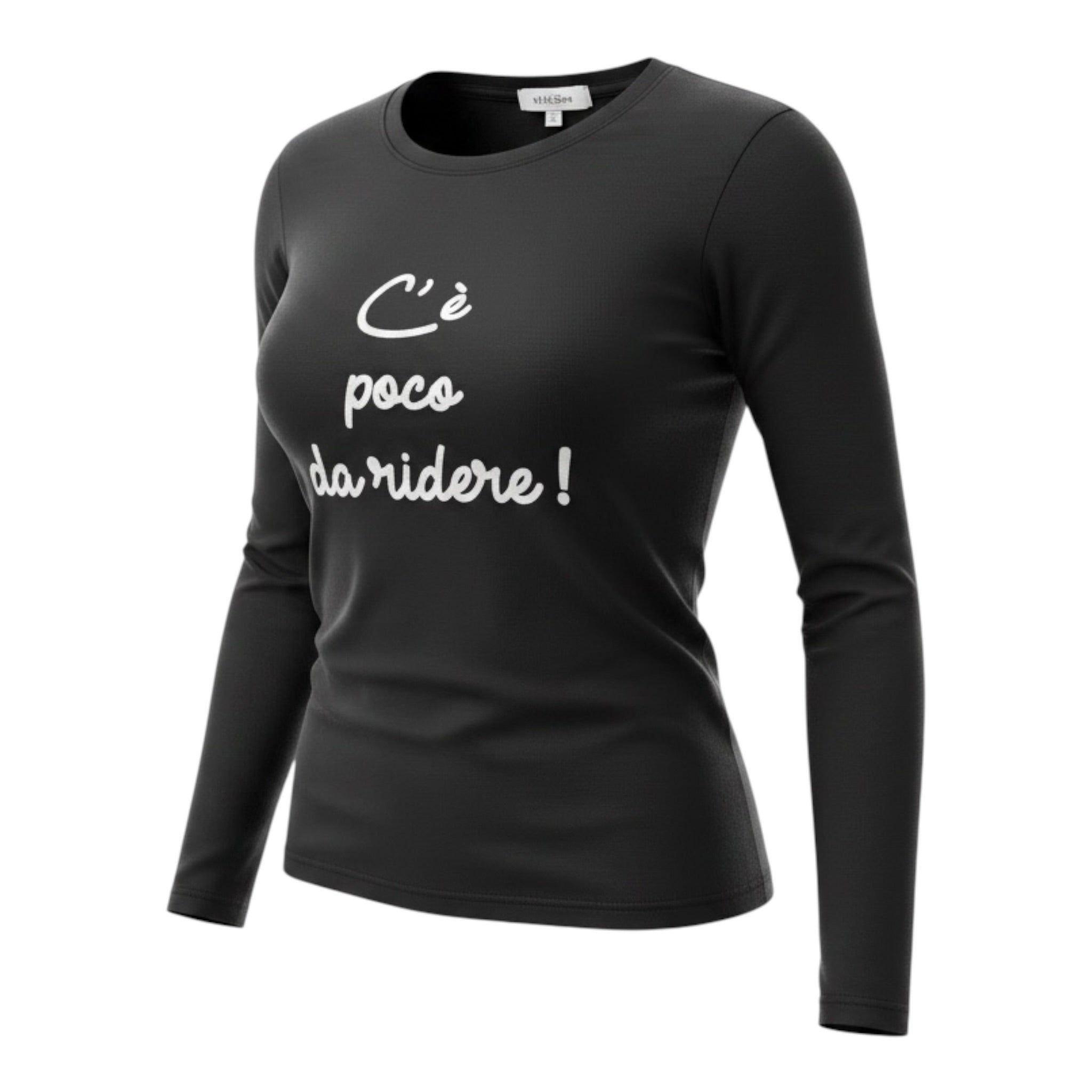 Dixie Shirt tinta unita con Stampa Nero per Bambina ML56030G79 NERO DIXIE 