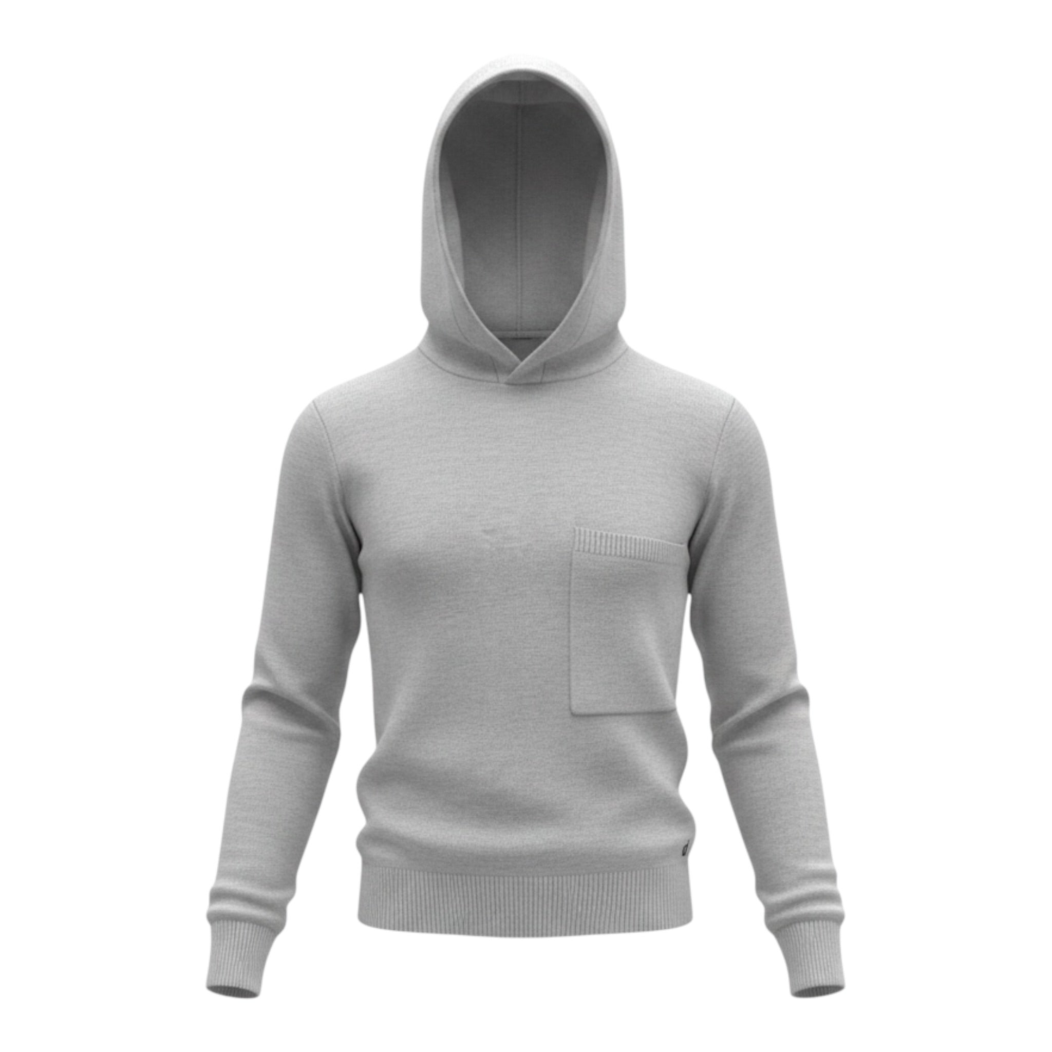 Dixie Felpa tinta unita con Cappuccio Grigio per Bambina NB01230G79 GRIGIO DIXIE 