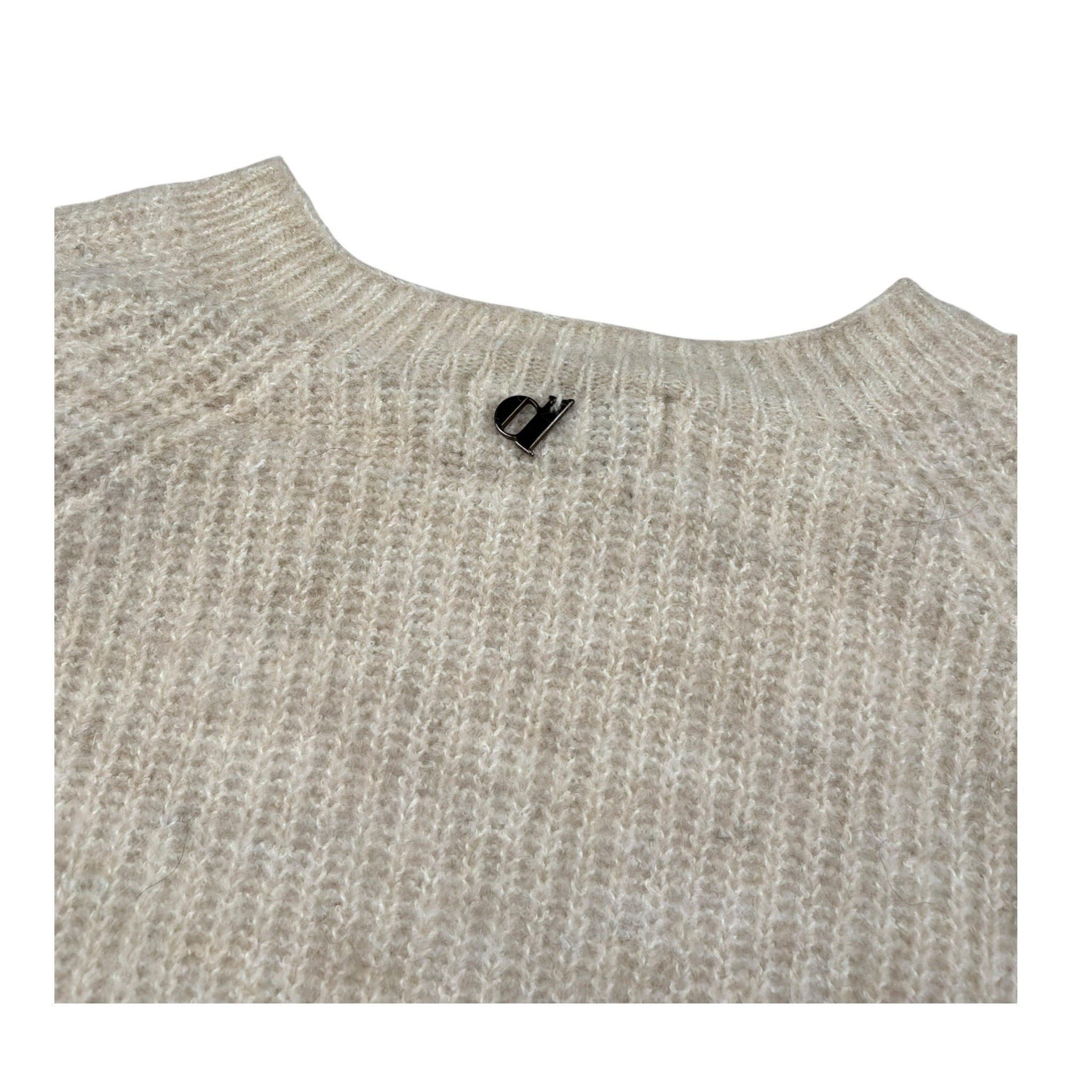 Dixie Maglia tinta unita Girocollo Panna per Bambina NB93230G79X PANNA DIXIE 