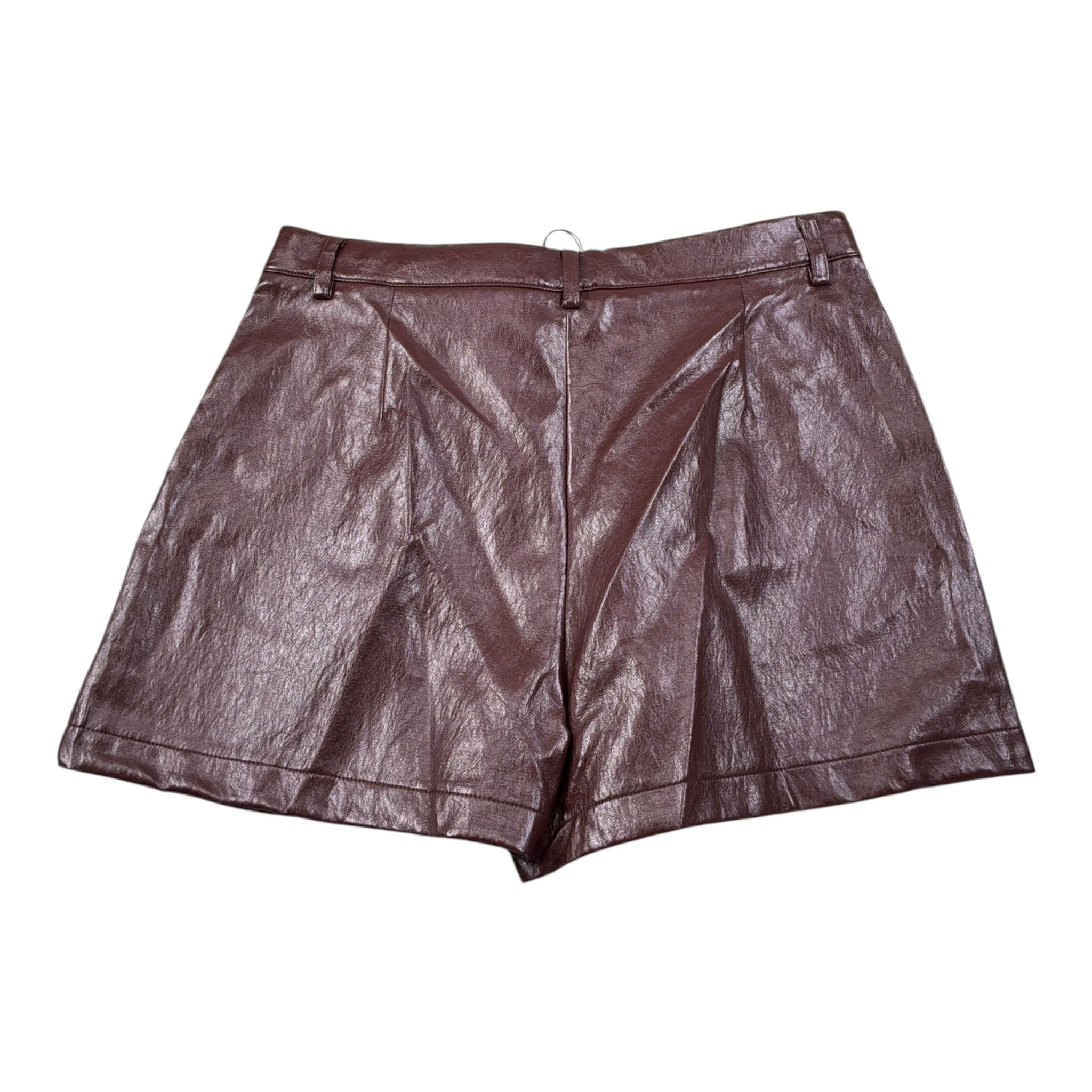 Dixie Short In Ecopelle tinta unita Bordeaux per Bambina RB09200G79 BORDEAUX DIXIE 