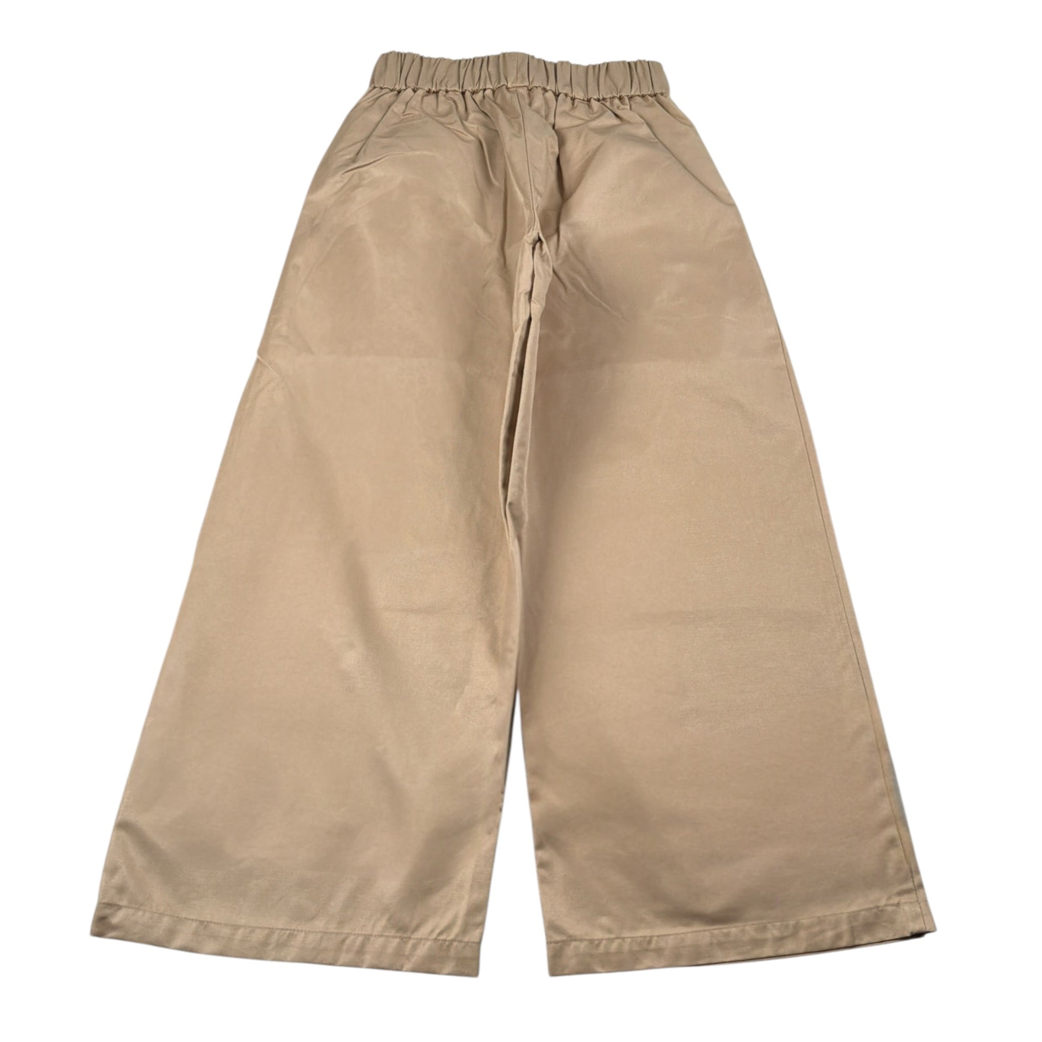 Dkny Pantalone tinta unita Modello Palazzo Beige per Bambina D62362 BEIGE DKNY 
