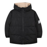 Dkny Giubbino Reversibile Bicolore con Cappuccio Nero/Beige per Bambino D62423 NERO/BEIGE DKNY 