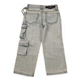 Do Not Conform Jeans tinta unita con Girovita Regolabile Azzurro per Bambino 34676 AZZURRO DO NOT CONFORM 
