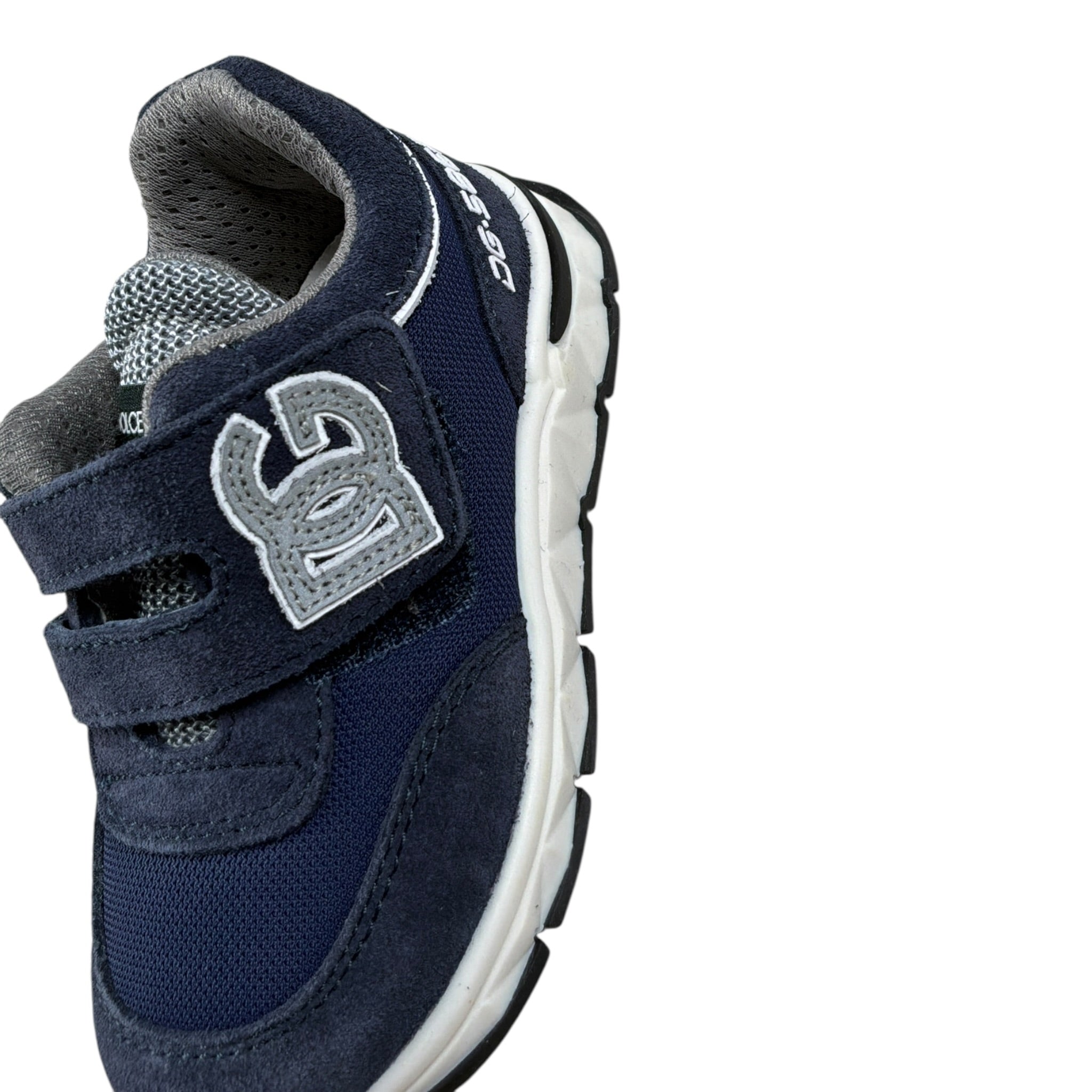 Dolce & Gabbana Sneakers tinta unita con Strappi Blu per Neonato DN0199A BLU DOLCE & GABBANA 