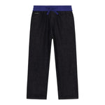 Dolce & Gabbana Jeans tinta unita con Profili In Contrasto Blu per Bambino L44P51LDC41 BLU DOLCE & GABBANA 