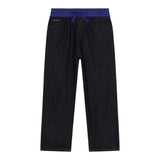 Dolce & Gabbana Jeans tinta unita con Profili In Contrasto Blu per Bambino L44P51LDC41 BLU DOLCE & GABBANA 