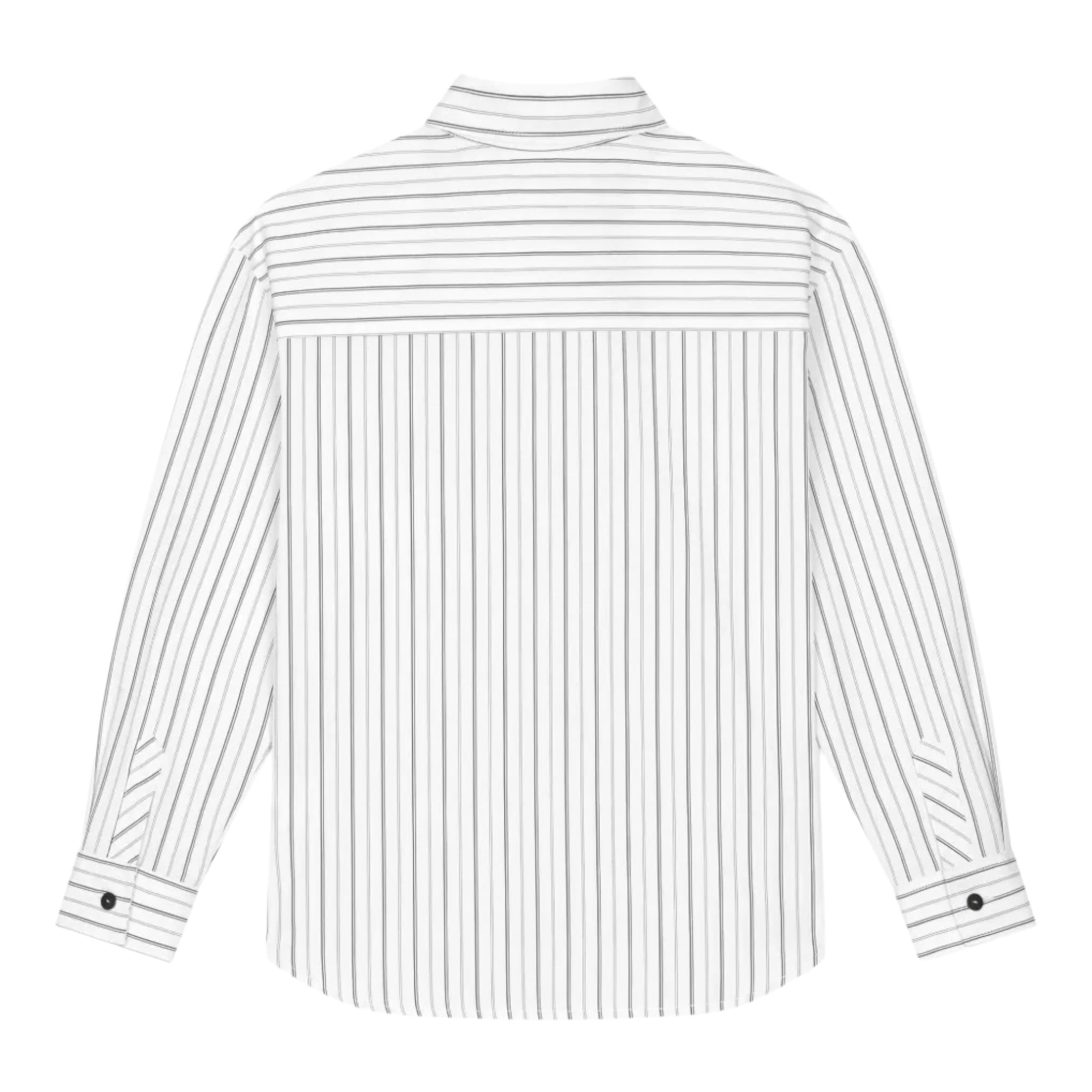 Dolce & Gabbana Camicia Manica Lunga tinta unita Fantasia A Righe Bianco per Bambino L44S18 BIANCO DOLCE & GABBANA 