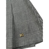 Dolce & Gabbana Gonna tinta unita con Microfantasia Nero per Bambina L55I37 NERO DOLCE & GABBANA 