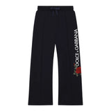 Dolce & Gabbana Pantalone Modello Tuta tinta unita Blu per Bambina L5JPB2G7J7V BLU DOLCE & GABBANA 