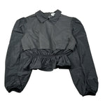 Dondup Camicia Manica Lunga tinta unita Nero per Bambina DFCA046 NERO DONDUP 