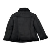 Dondup Montone tinta unita con Zip Nero per Bambino DFGB019 NERO DONDUP 
