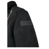 Dondup Montone tinta unita con Zip Nero per Bambino DFGB019 NERO DONDUP 