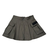 Dondup Gonna tinta unita con Elastico In Vita Verde per Bambina DFGO017 VERDE DONDUP 