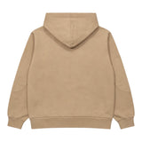 Dondup Felpa tinta unita con Stampa E Cappuccio Beige per Bambina DMFE018 BEIGE DONDUP 