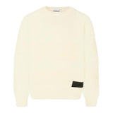 Dondup Maglia tinta unita con Logo Panna per Bambino DMMA029 PANNA DONDUP 