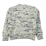 Dondup Maglia Girocollo tinta unita con Ricami Beige per Bambino DMMA030 BEIGE DONDUP 