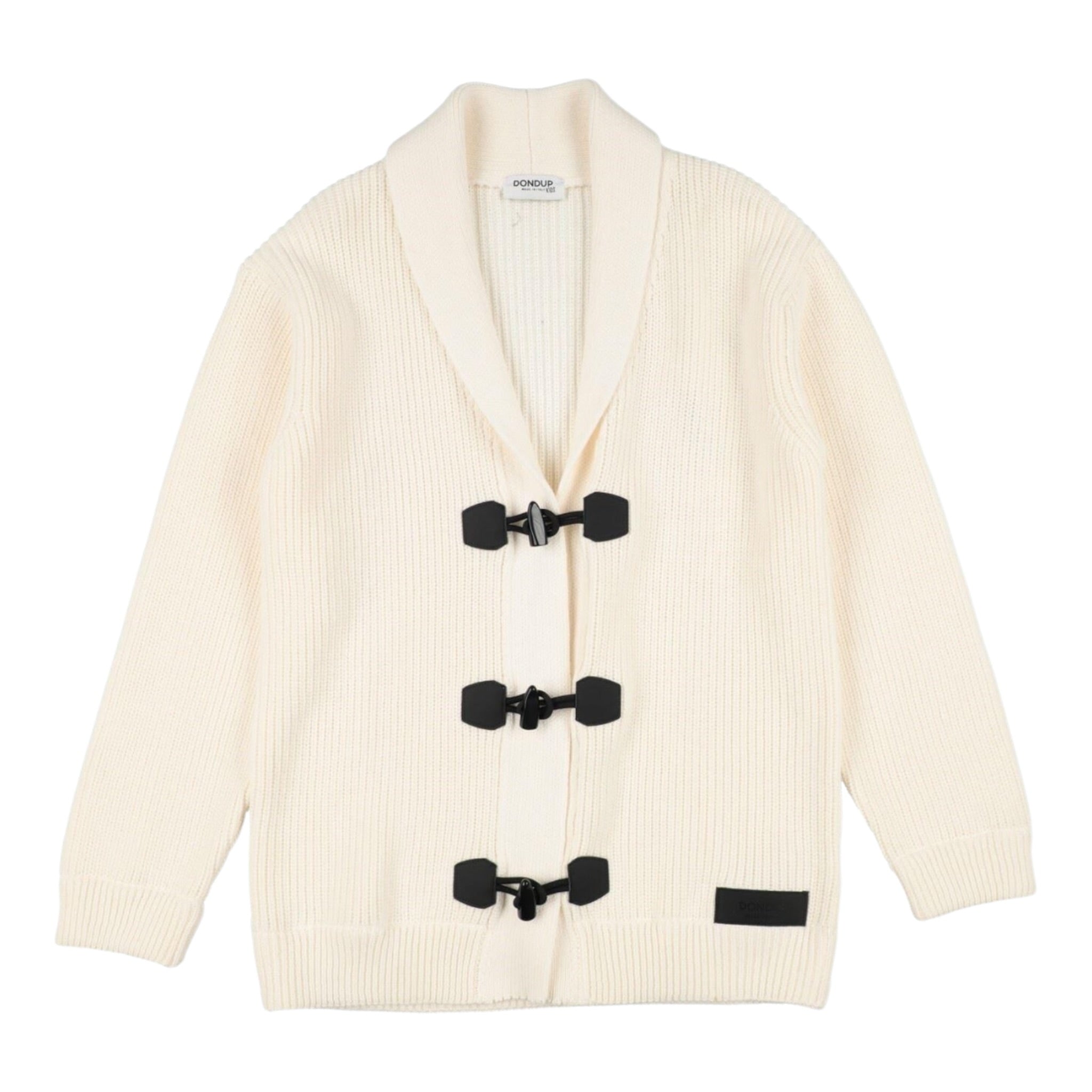 Dondup Cardigan tinta unita Panna per Bambino DMMA032 PANNA DONDUP 