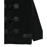 Dondup Cardigan tinta unita Nero per Bambino DMMA034 NERO DONDUP 